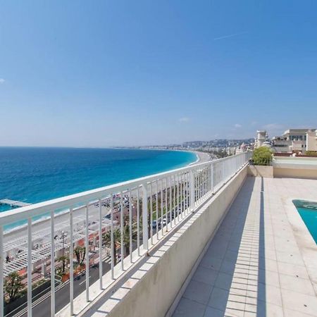 Ferienwohnung Royal Promenade Pool Terrace With Sea View Nizza Exterior foto